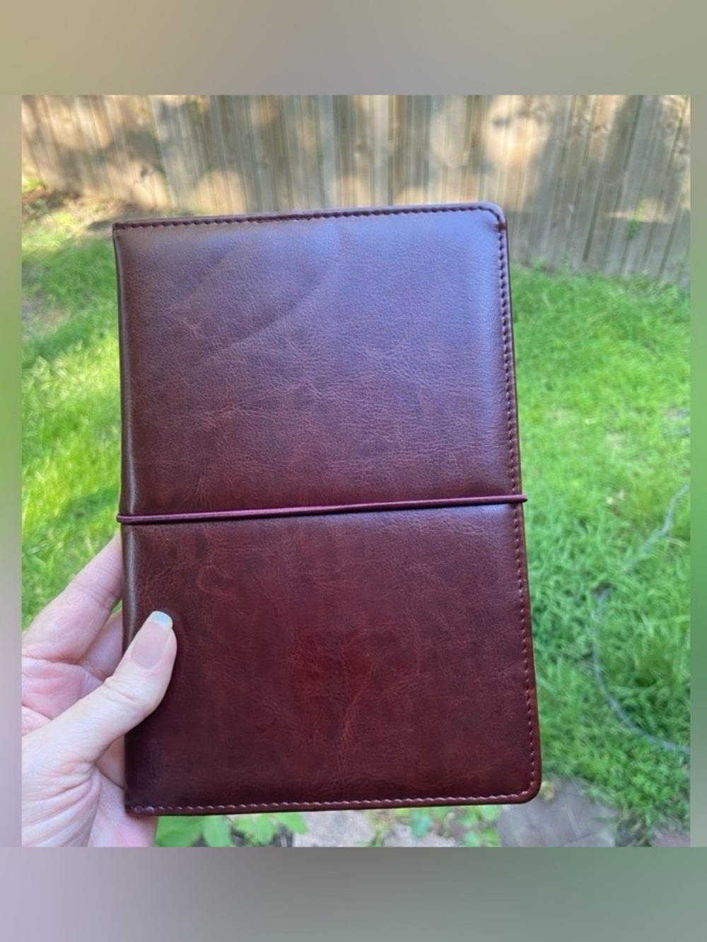 Brown Faux Leather Dotted Journal for Writing, Scripting or Doodling. Diaries - Picture 5 of 7